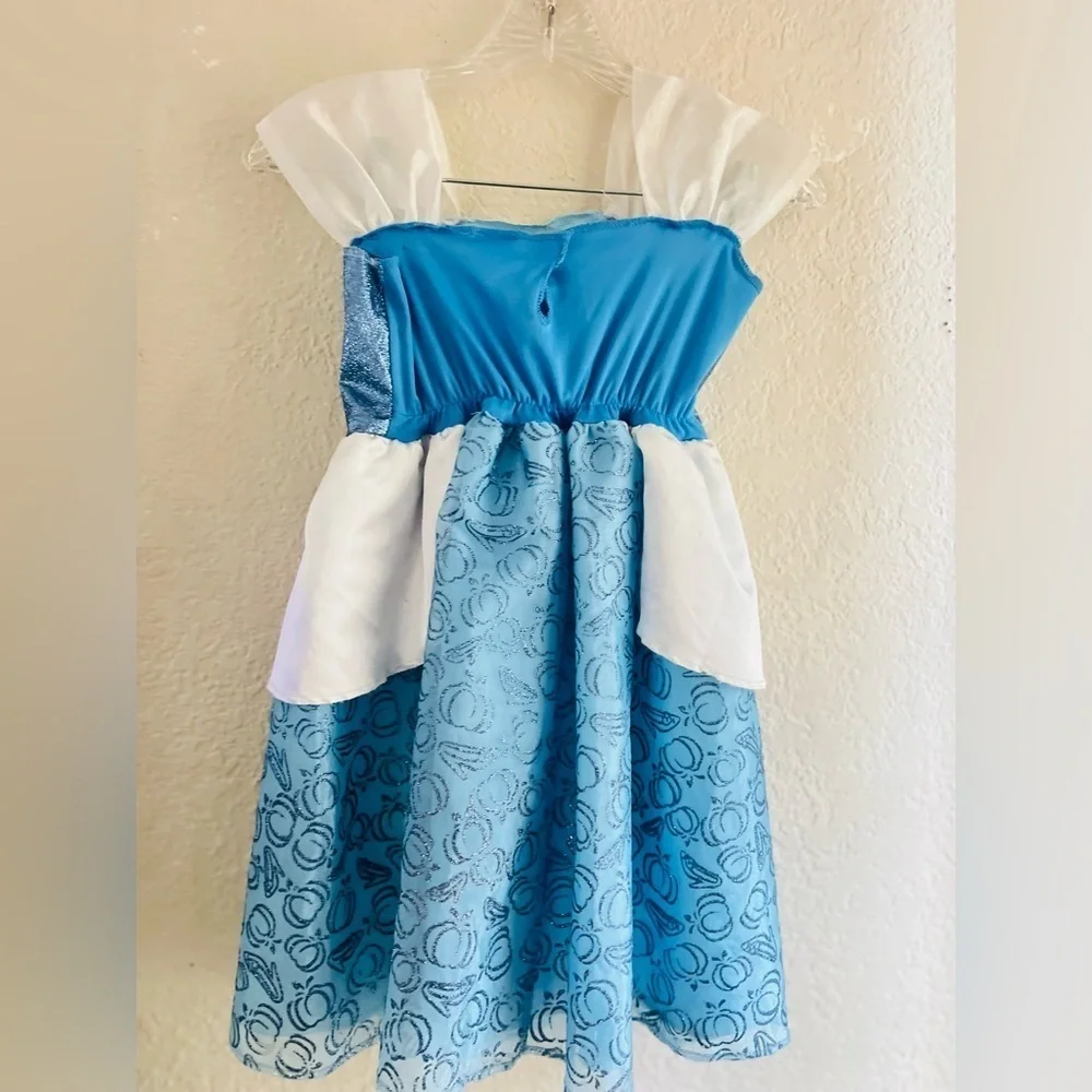 Disney Princess Cinderella Dress Costume for Girls, Perfect for Party, Halloween